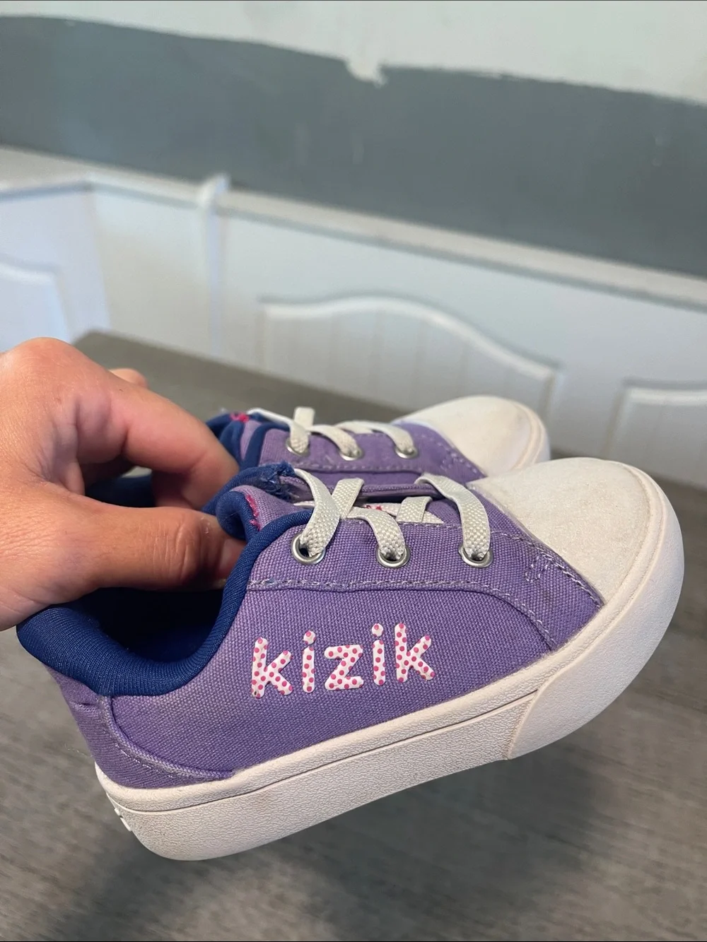 Kizik Brewster Toddler Hands Free Sneakers Paisley Purple Toddler Girl 7C